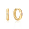 Ania Haie Gold Star Huggie Hoop Earrings
