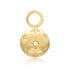 Gold Pave Star Sphere Earring Charm