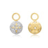 Gold Pave Star Sphere Earring Charm