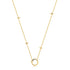 Gold Star Chain Charm Connector Necklace