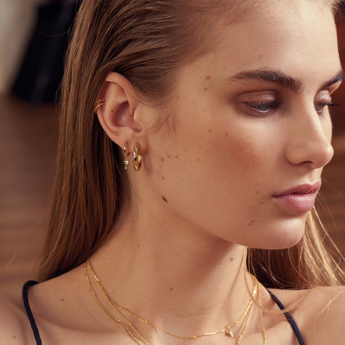 Shop The Look: Dreamy Gold Hoops