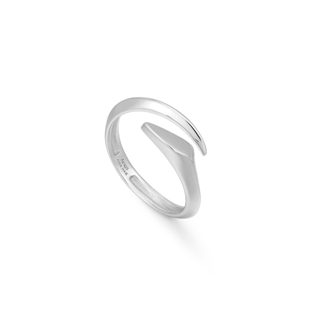 Silver Arrow Twist Adjustable Ring | R049-01H | Ania Haie Australia